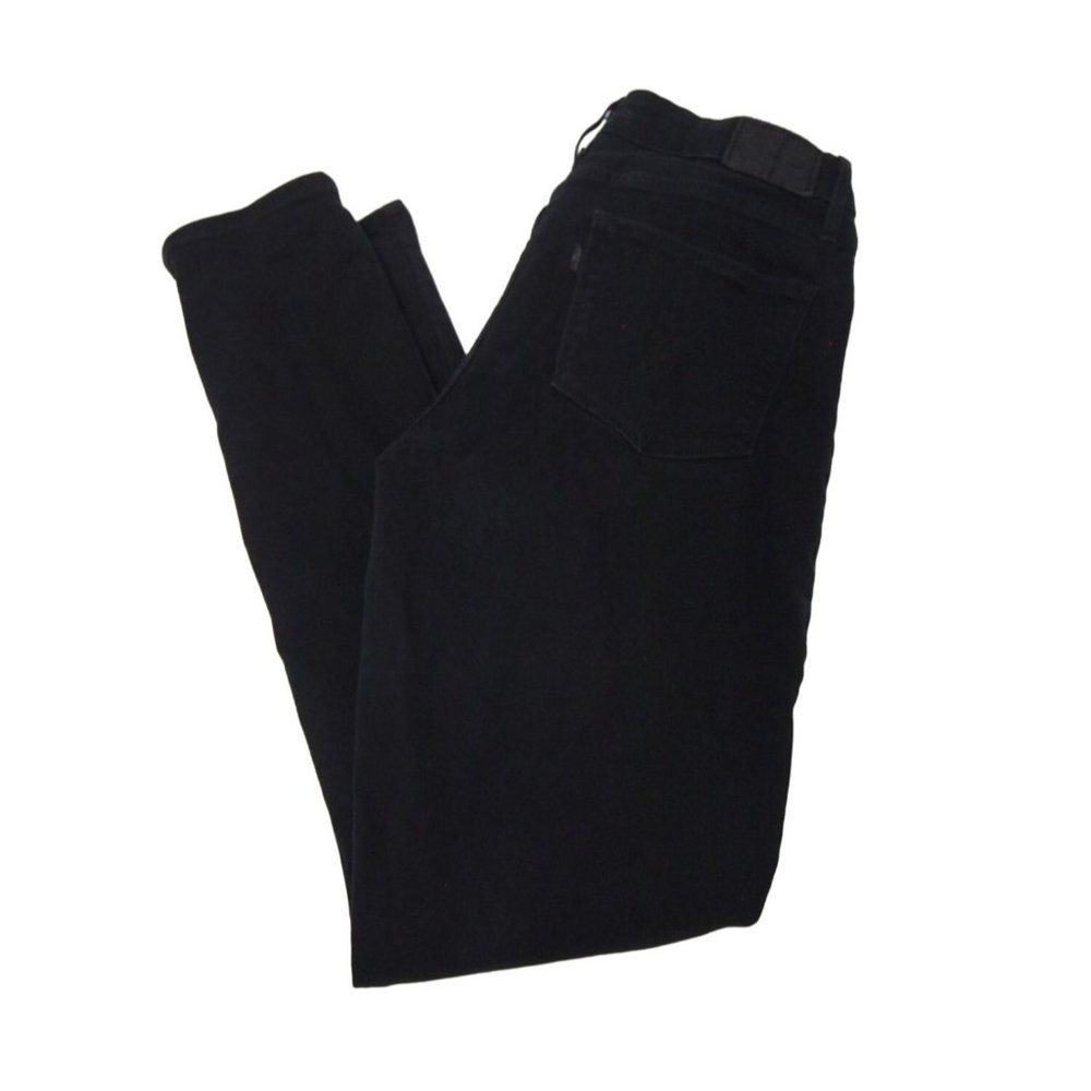 Levis Womens Jeans 32 High Rise Skinny Black Plus Size Stretch - Picture 10 of 10